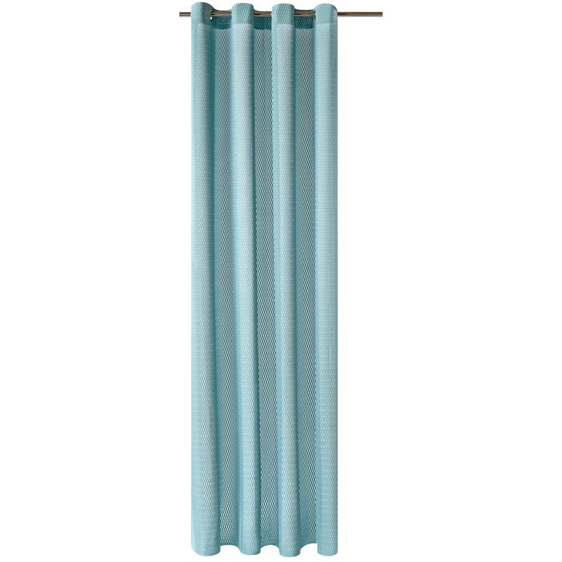 Voilage MAYA coloris bleu grisé 140 x 270 cm