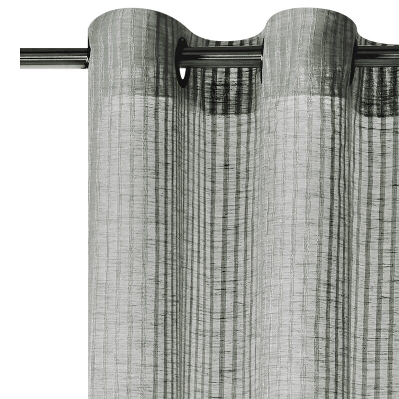 Voilage RIO coloris gris 140 x 280 cm