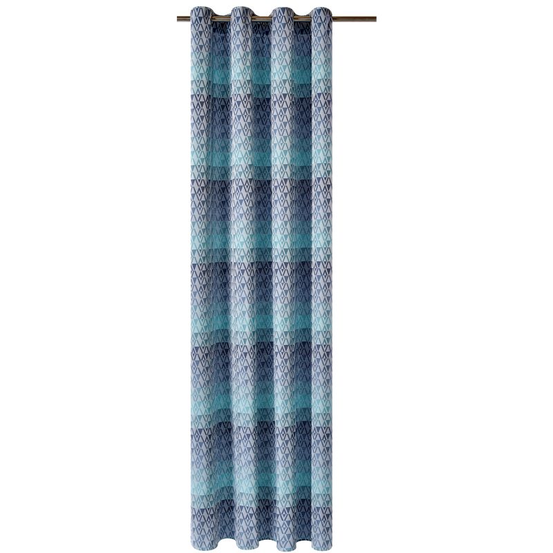 Rideau CANASTA coloris bleu 145 x 255 cm