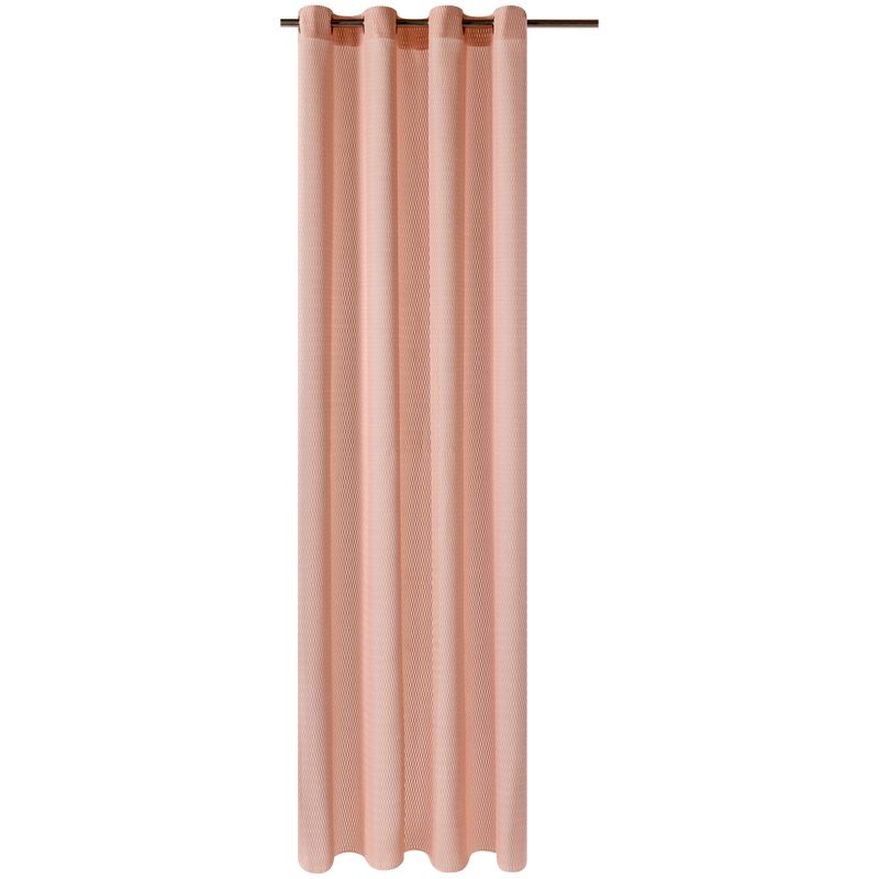 Voilage MAYA coloris rose poudré 140 x 270 cm