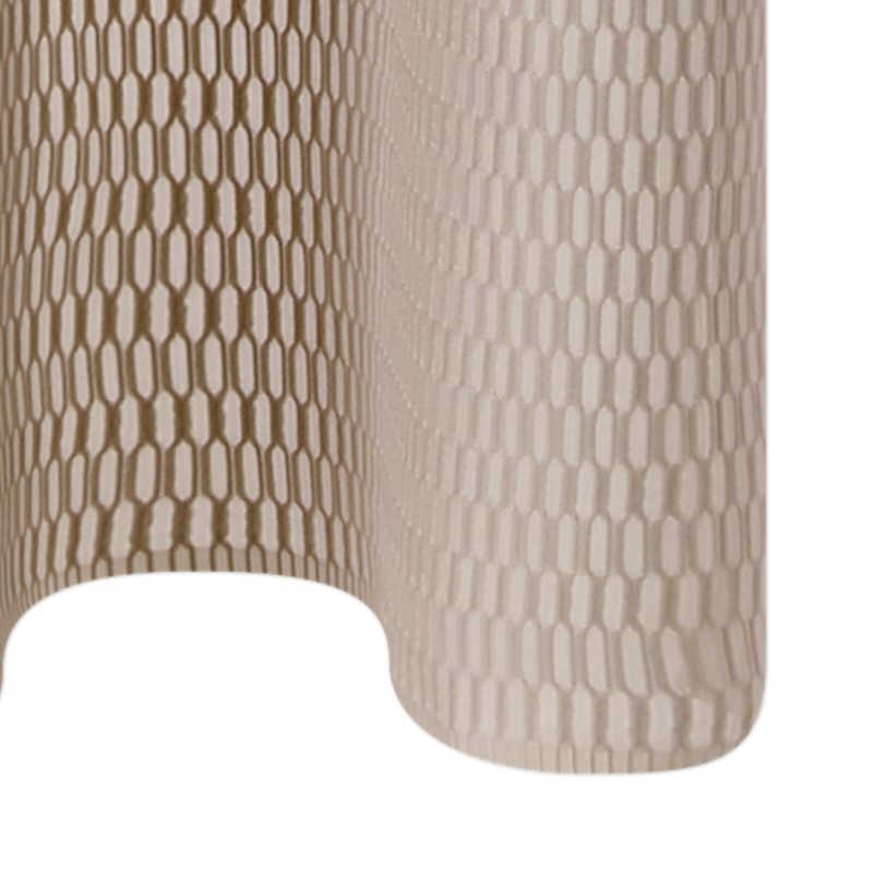 Voilage MAYA coloris taupe 140 x 270 cm