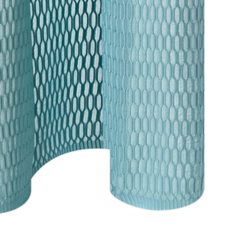 Voilage MAYA coloris bleu grisé 140 x 270 cm