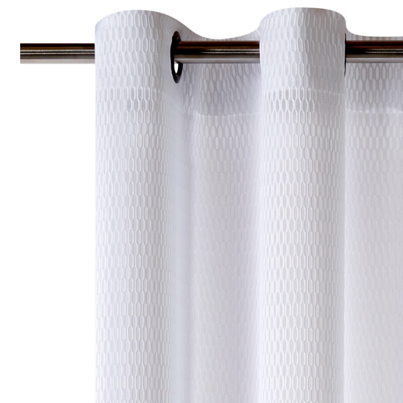 Voilage MAYA coloris blanc 140 x 270 cm