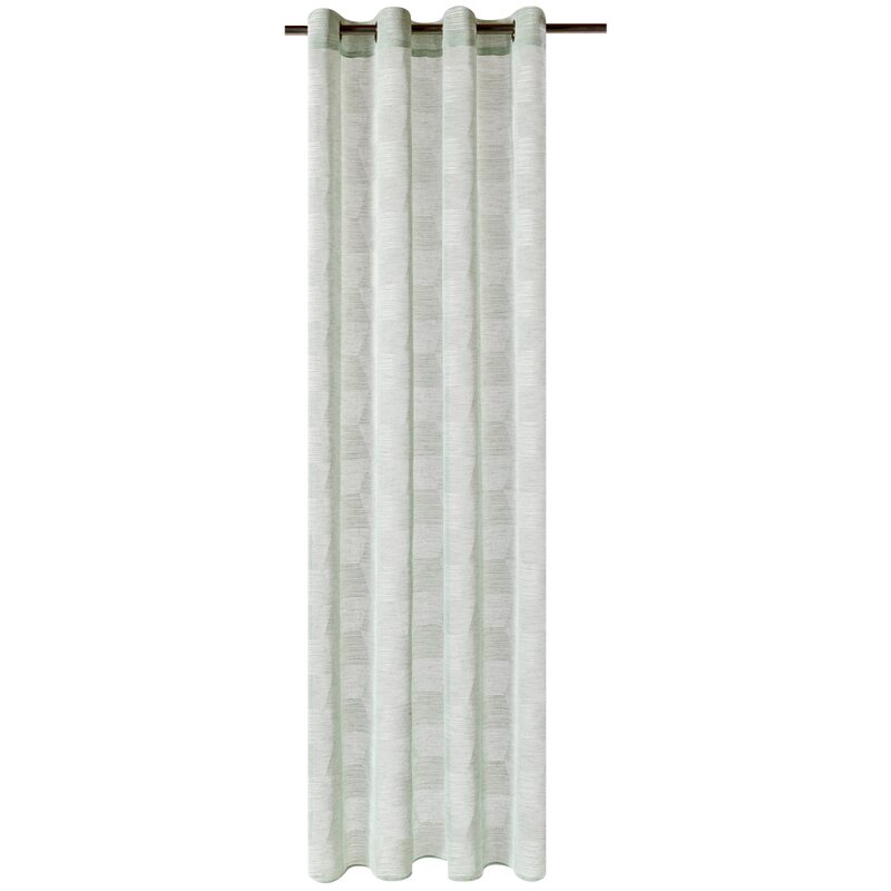 Voilage TOTEM coloris vert d'eau 140 x 240 cm