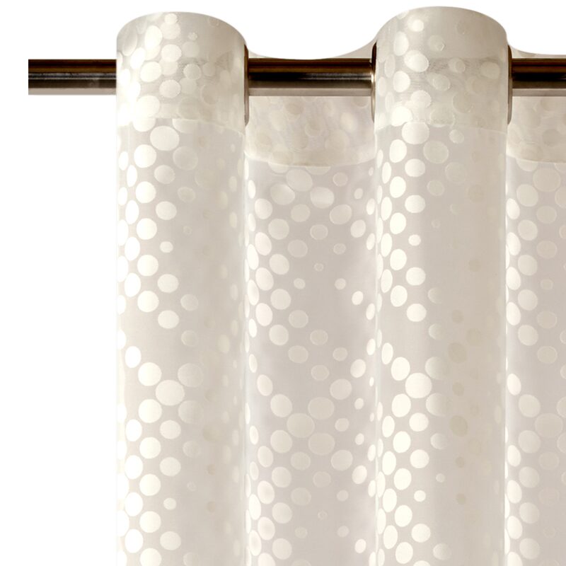 Voilage SODA coloris blanc 140 x 245 cm