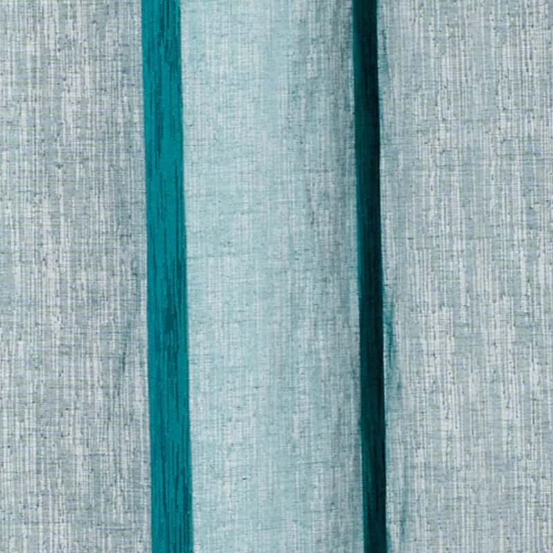 Voilage CHECH coloris émeraude 145 x 240 cm