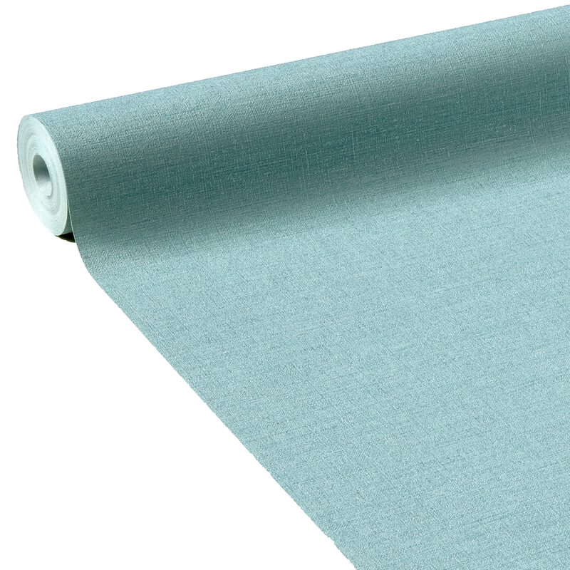Papier peint intissé ESTEBAN coloris bleu givré
