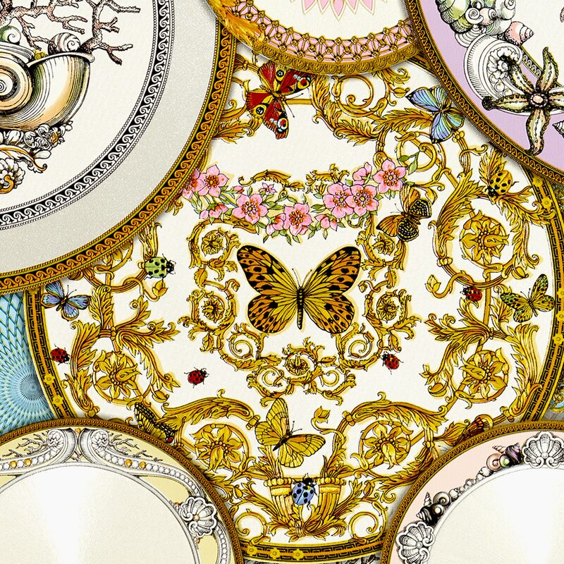 Papier peint intissé VERSACE COPPA coloris multicolore