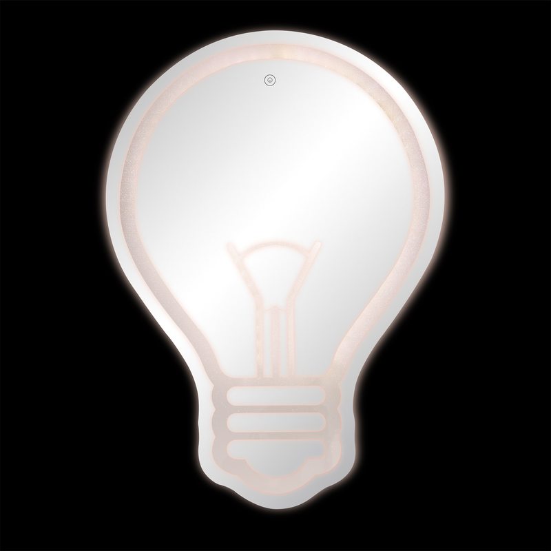 Miroir LUMINEUX AMPOULE 40 x 57 cm