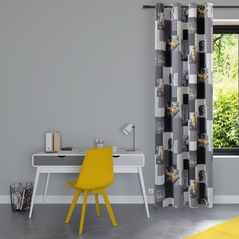 Tissu NEW-YORK coloris anthracite