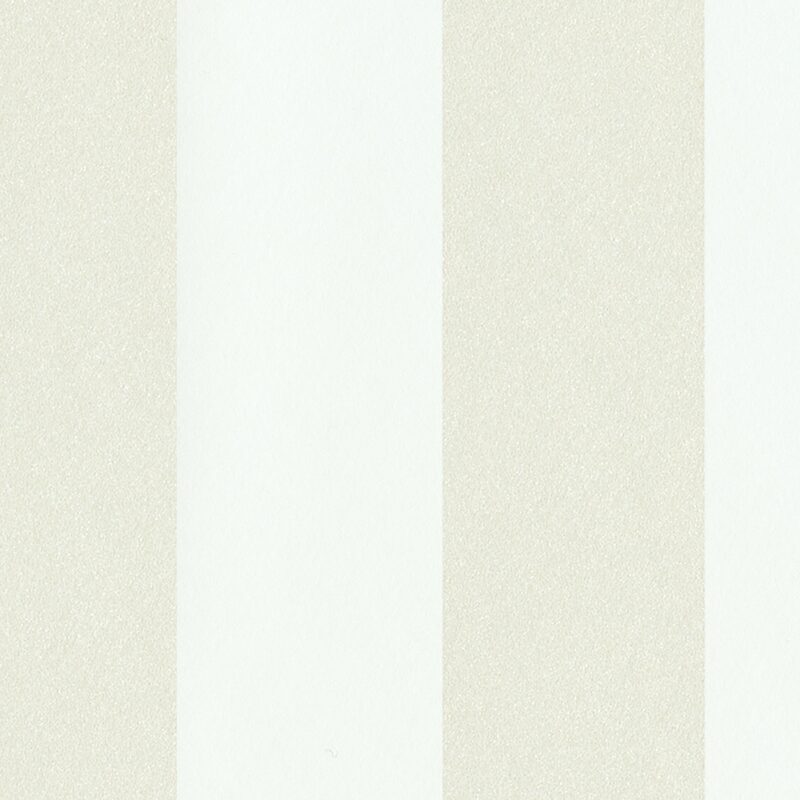 Papier peint intissé COSY STRIPE coloris blanc mat