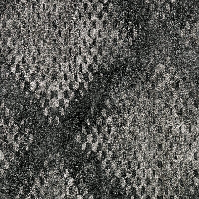 Papier peint intissé MÉTAL DIAMOND coloris gris anthracite