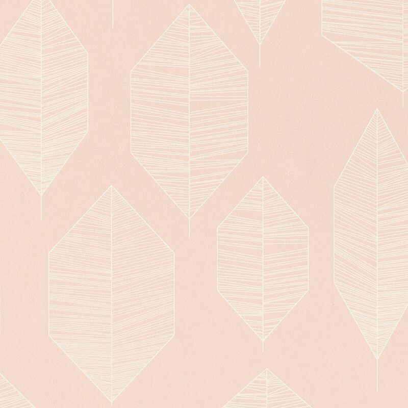 Papier peint intissé SIARA coloris rose poudré