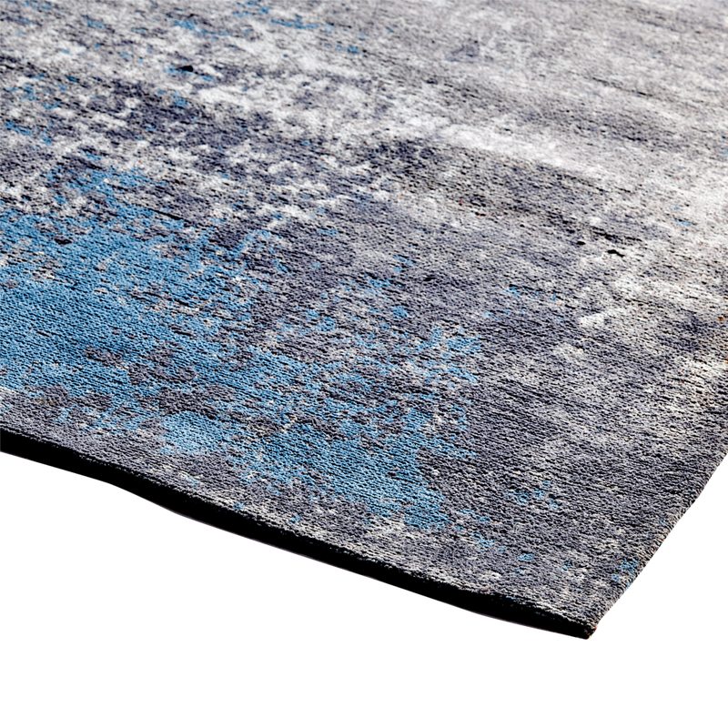 Tapis ARGENTELLA coloris bleu 80 x 150 cm