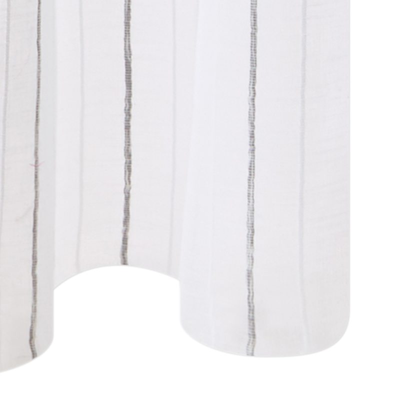 Voilage MISTY coloris gris 140 x 260 cm