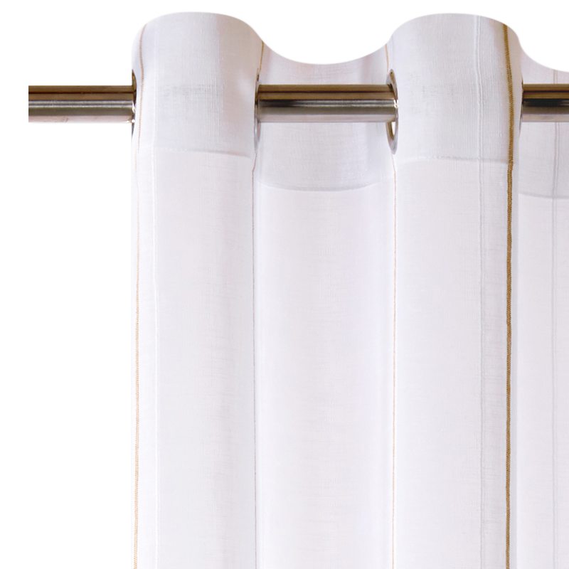 Voilage MISTY coloris beige 140 x 260 cm