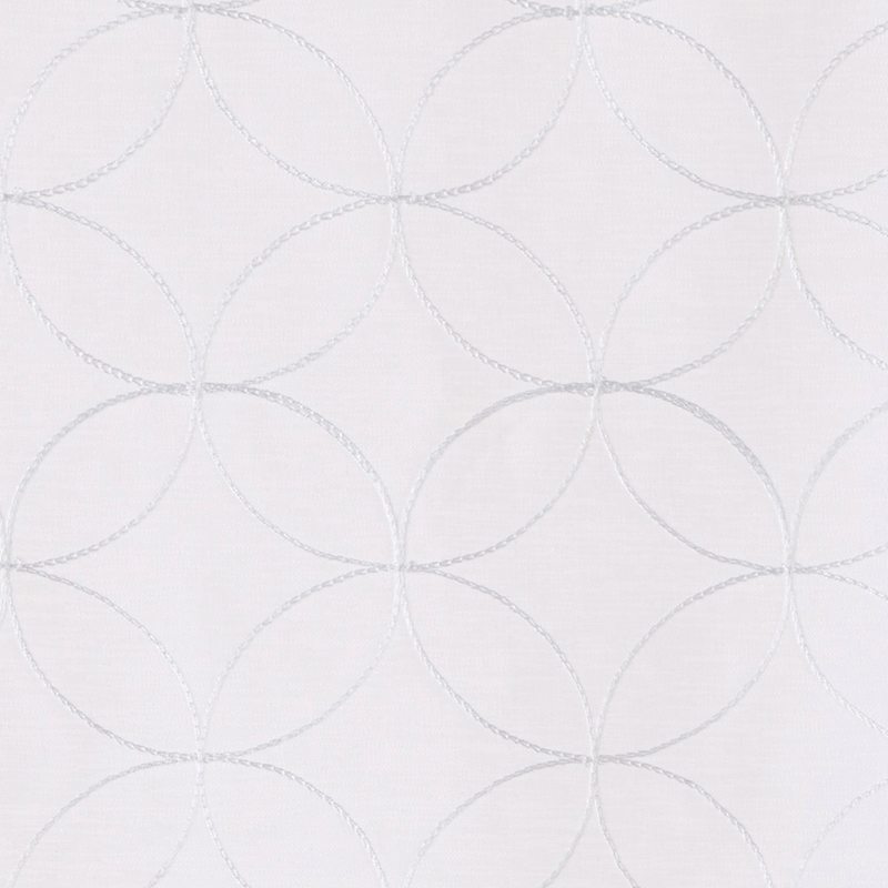 Vitrage ROSA coloris blanc 60 x 120 cm