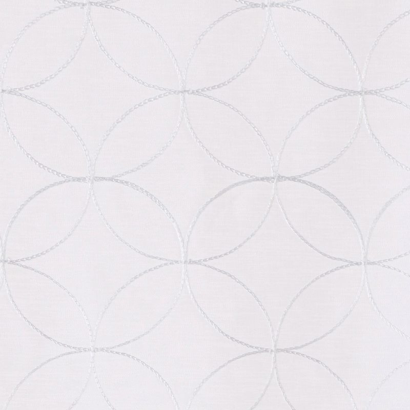 Vitrage ROSA coloris blanc 60 x 120 cm