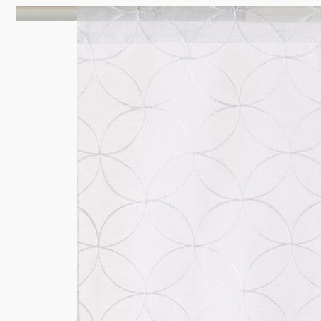 Vitrage ROSA coloris blanc 60 x 120 cm