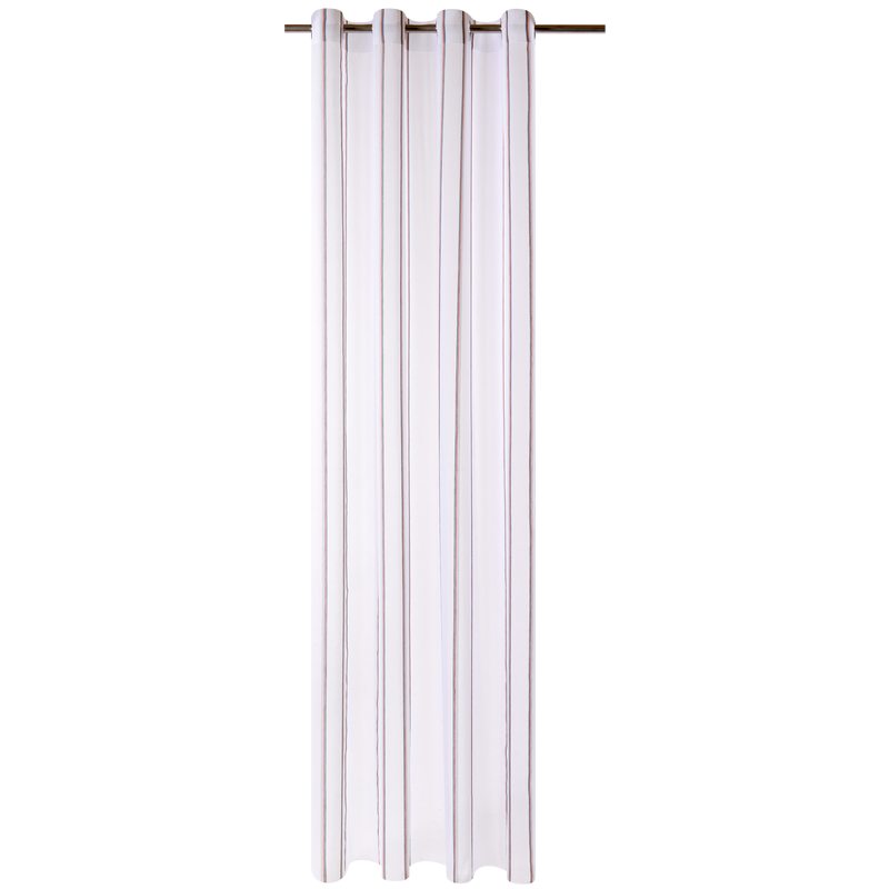 Voilage HORIZON coloris brun 140 x 260 cm