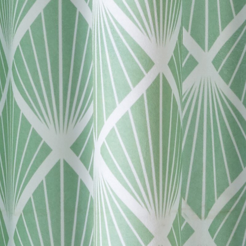 Rideau BOTANICA coloris vert menthol 140 x 260 cm