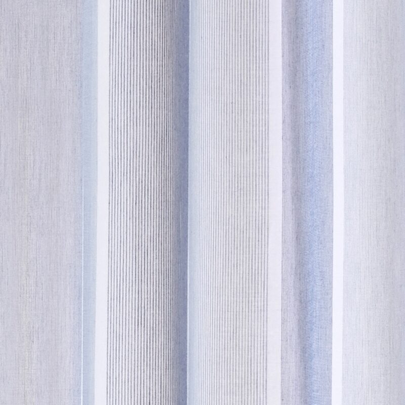 Voilage LINY coloris bleu 140 x 260 cm