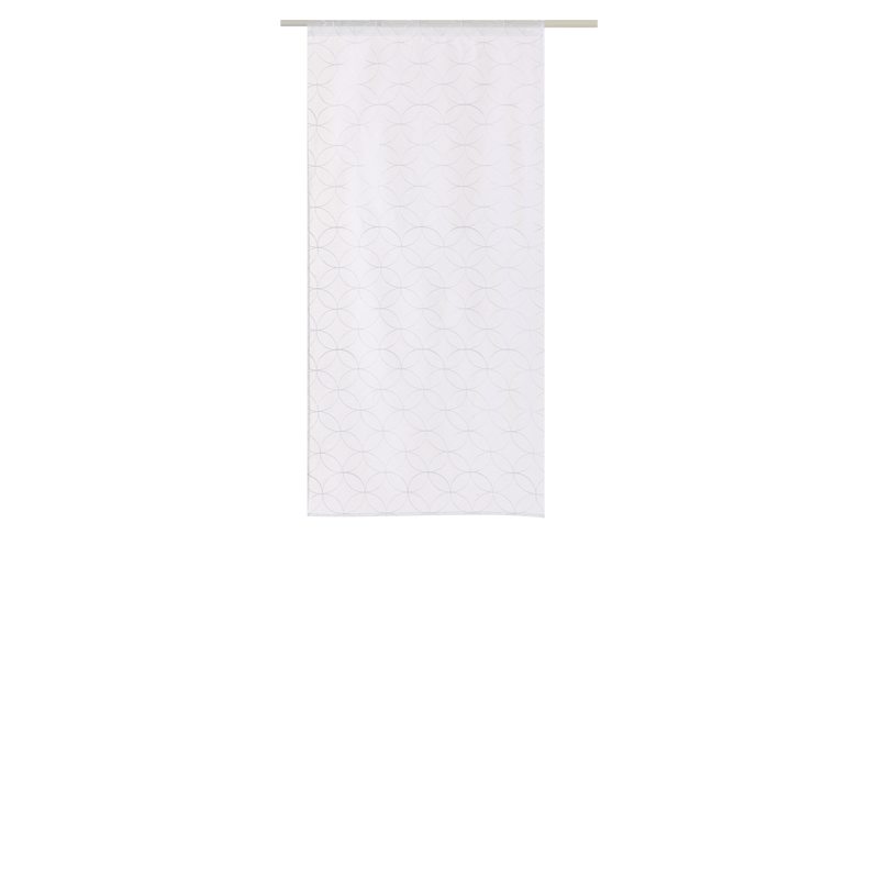 Vitrage ROSA coloris blanc 60 x 120 cm