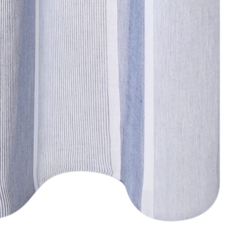 Voilage LINY coloris bleu 140 x 260 cm