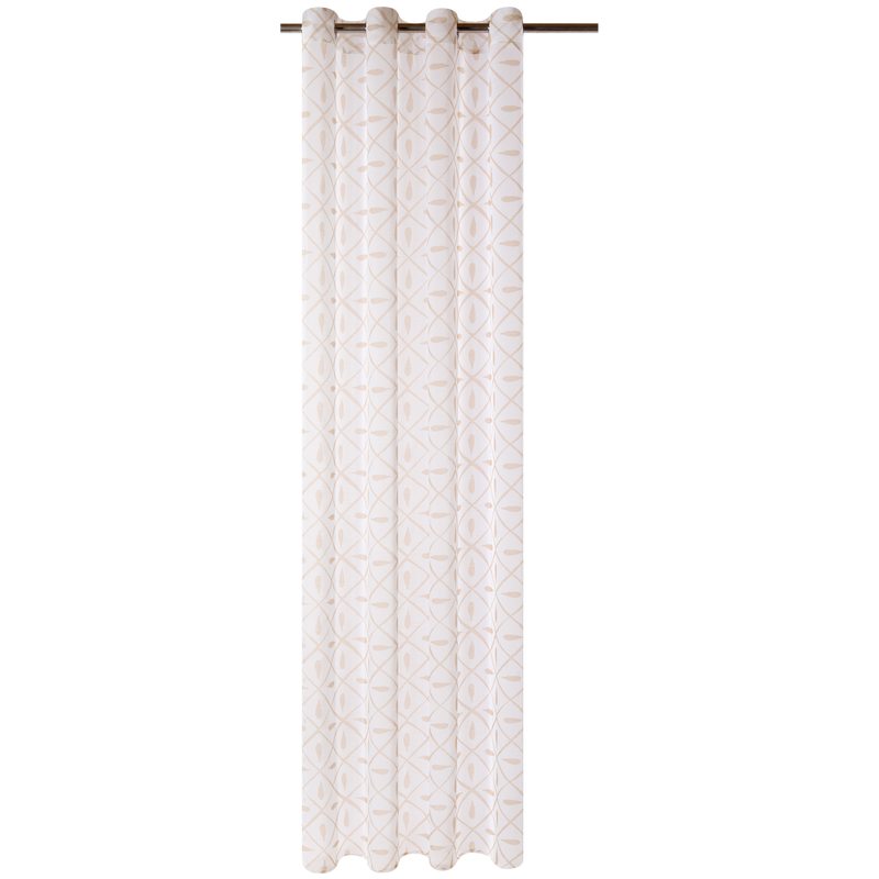 Voilage FAÏENCE coloris beige 135 x 260 cm