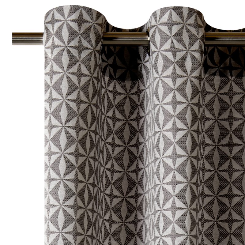 Rideau DAKOTA coloris gris 140 x 260 cm
