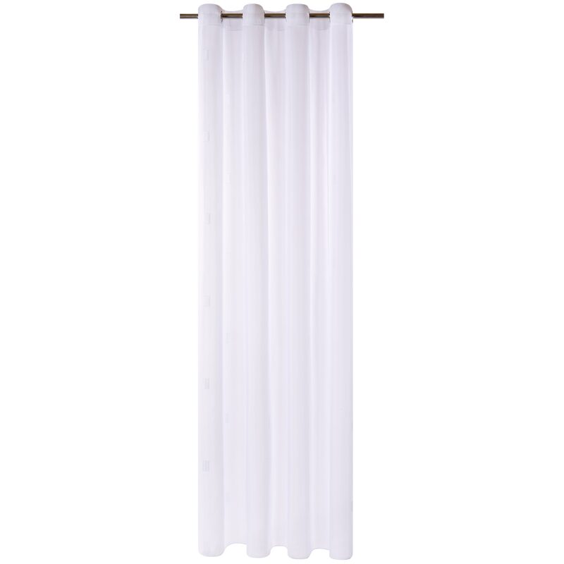Voilage CLUB coloris blanc 140 x 260 cm