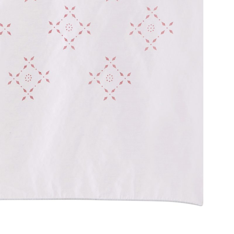 Vitrage CÉRAMIQUE coloris rouge 58 x 120 cm