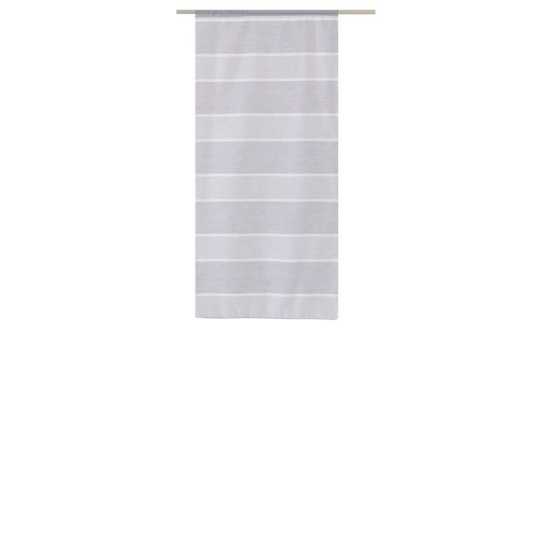 Vitrage LINY coloris bleu 58 x 120 cm