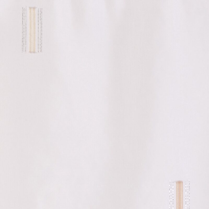 Vitrage CLUB coloris beige 65 x 130 cm