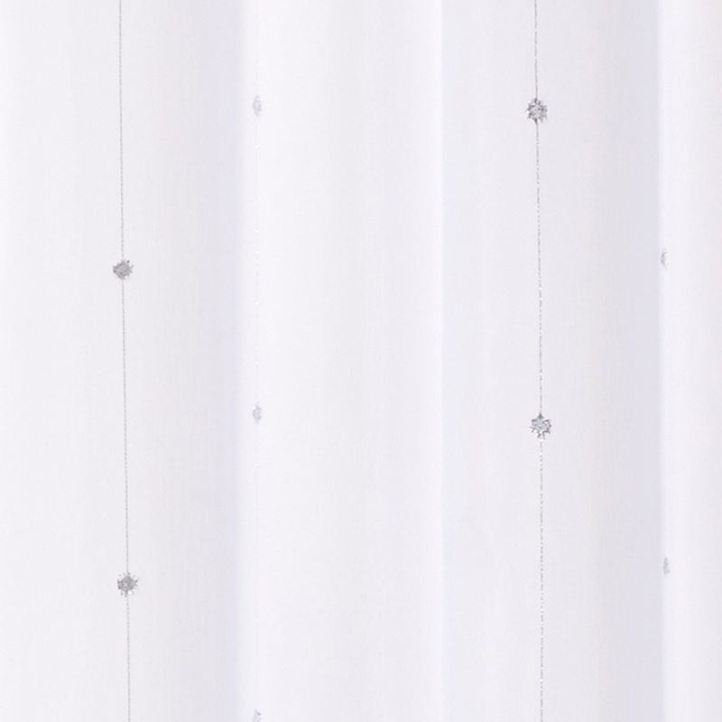 Voilage COMÈTE coloris blanc 140 x 260 cm