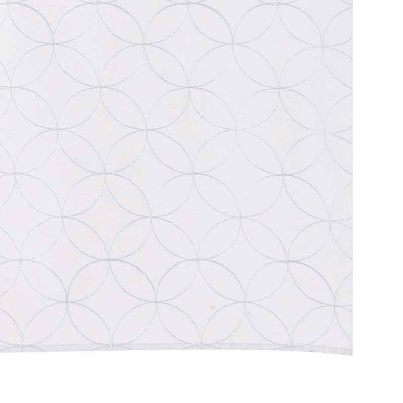 Vitrage ROSA coloris blanc 60 x 120 cm