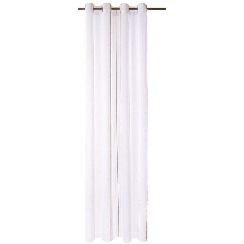 Voilage MISTY coloris beige 140 x 260 cm