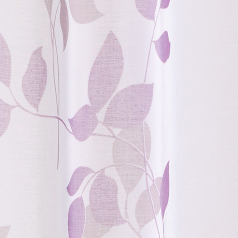 Voilage VERDURA coloris parme 140 x 260 cm