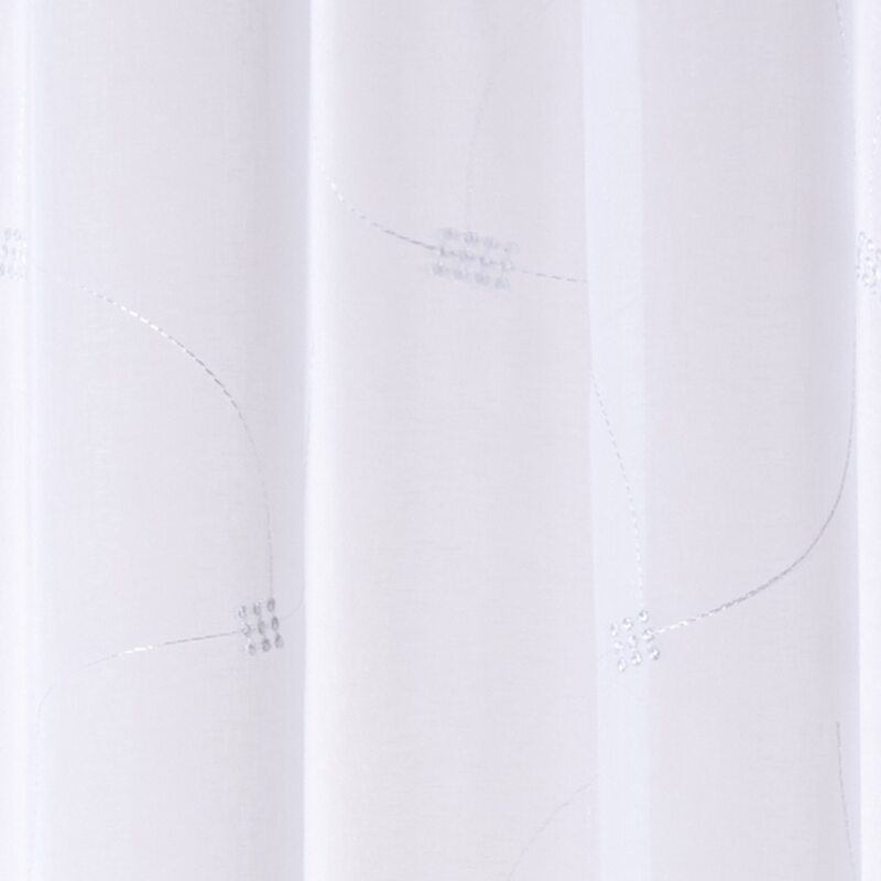 Voilage COQUETTE coloris blanc 140 x 260 cm