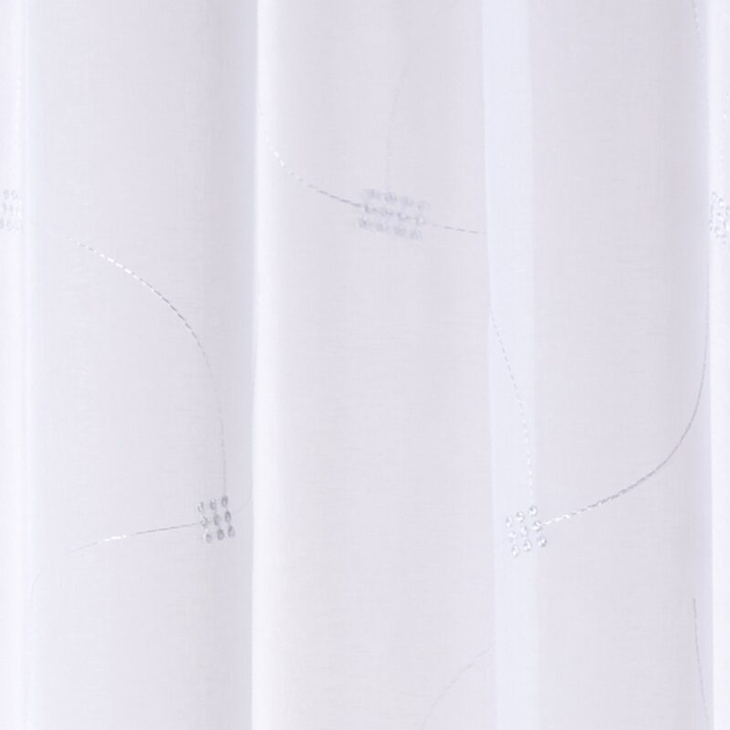 Voilage COQUETTE coloris blanc 140 x 260 cm