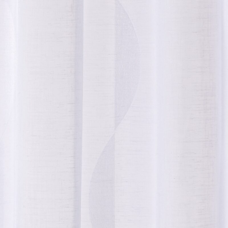 Voilage ASTRÉE coloris blanc 140 x 260 cm