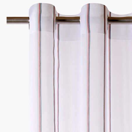 Voilage HORIZON coloris brun 140 x 260 cm
