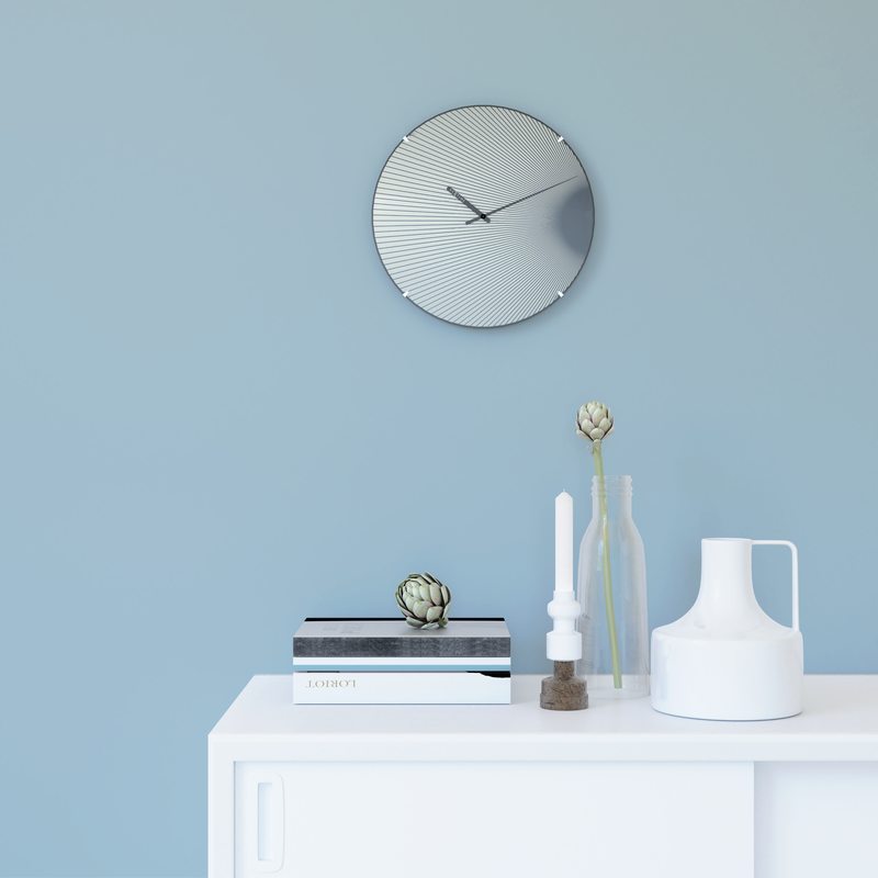 Horloge CÔME coloris blanc