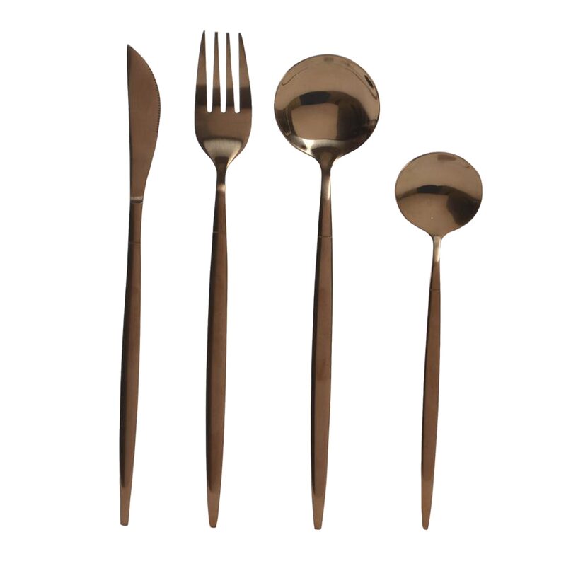 Coffret couverts BESTICK coloris cuivre