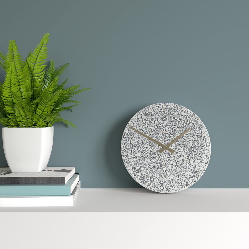 Horloge EUCLIDE coloris terrazzo