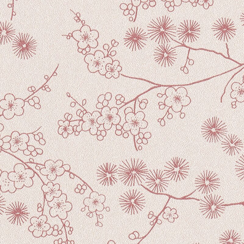 Papier peint intissé DAISUKI coloris rose pastel