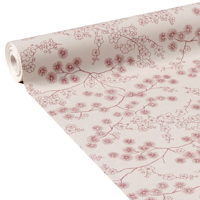 Papier peint intissé DAISUKI coloris rose pastel