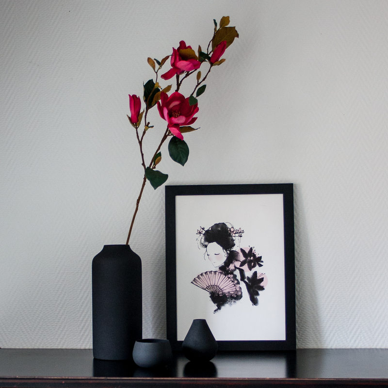 Vase NIMBLA coloris noir