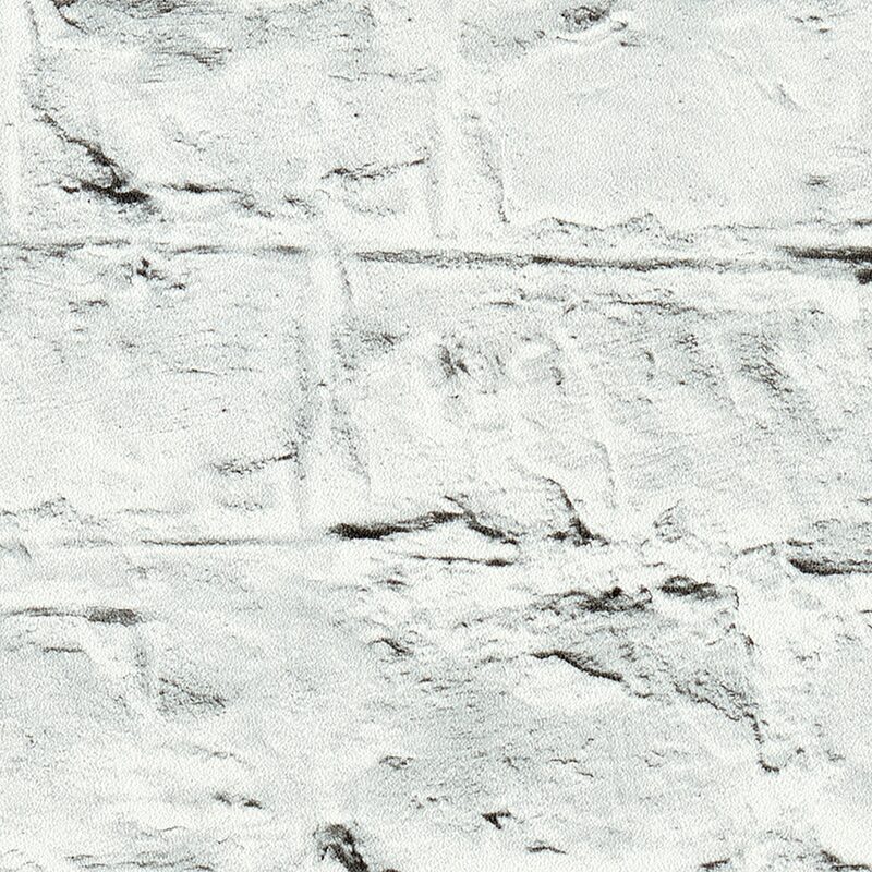 Papier peint intissé KALAM coloris blanc gris