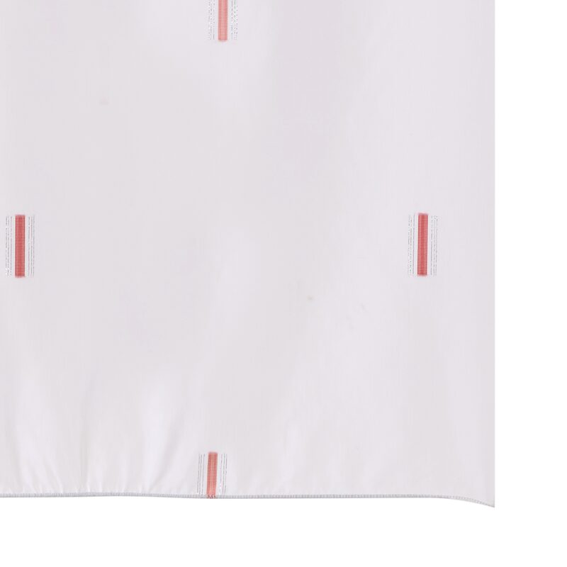 Vitrage CLUB coloris corail 65 x 130 cm